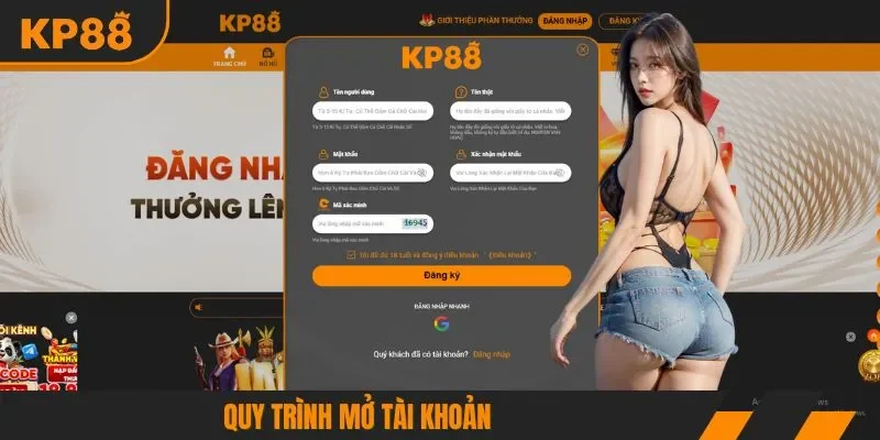 Quy trình mở tài khoản